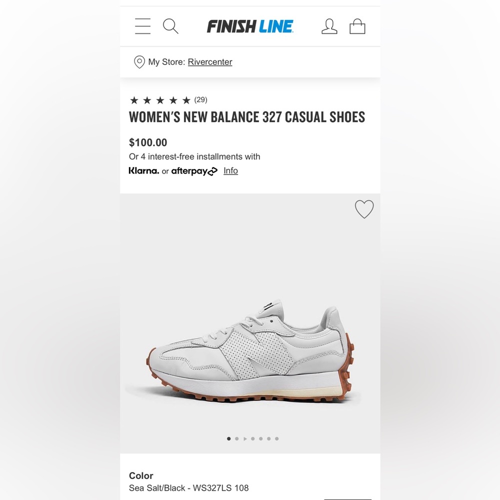 NIB! New Balance 327 - Women’s Size 10